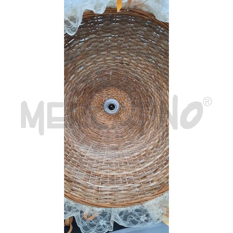 LAMPADARIO RAFIA  | Mercatino dell'Usato Catania stazione centrale 3