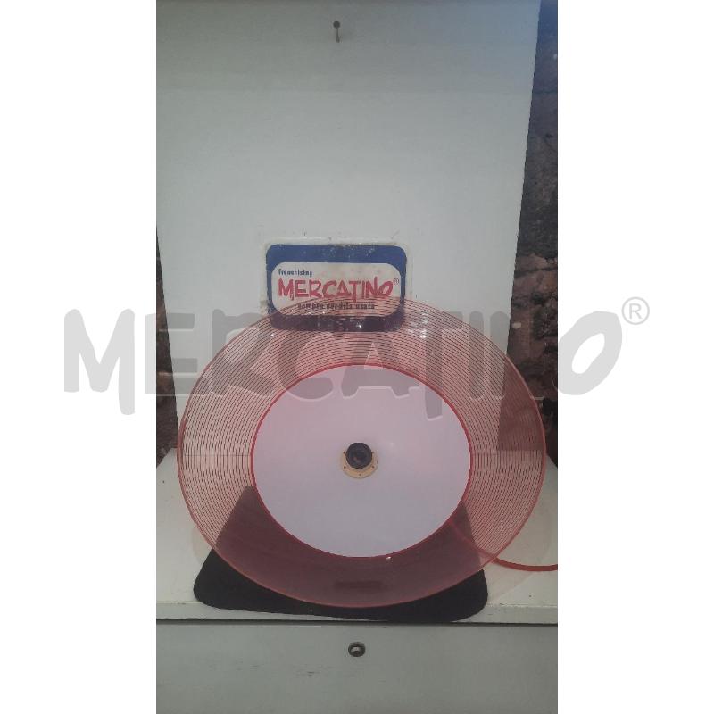 LAMPADARIO ROSSO  | Mercatino dell'Usato Catania stazione centrale 2