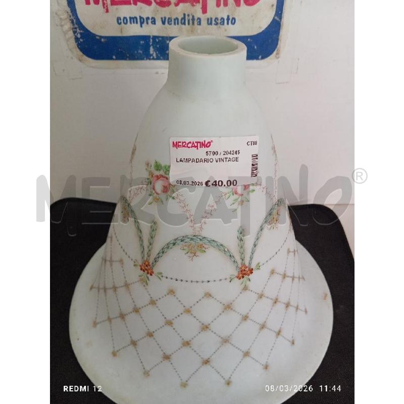 LAMPADARIO VINTAGE | Mercatino dell'Usato Catania stazione centrale 2