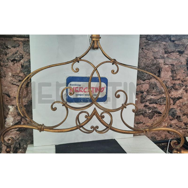 LAMPADARIO  BILANCIERE DORATO | Mercatino dell'Usato Catania stazione centrale 3