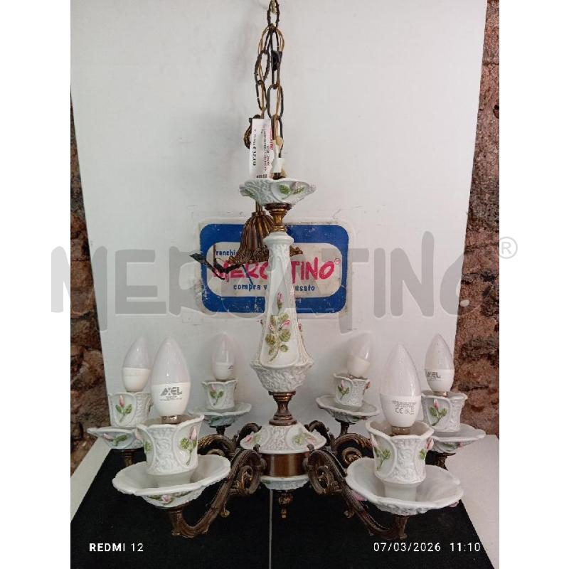 LAMPADARIO  CAPODIMONTE | Mercatino dell'Usato Catania stazione centrale 4