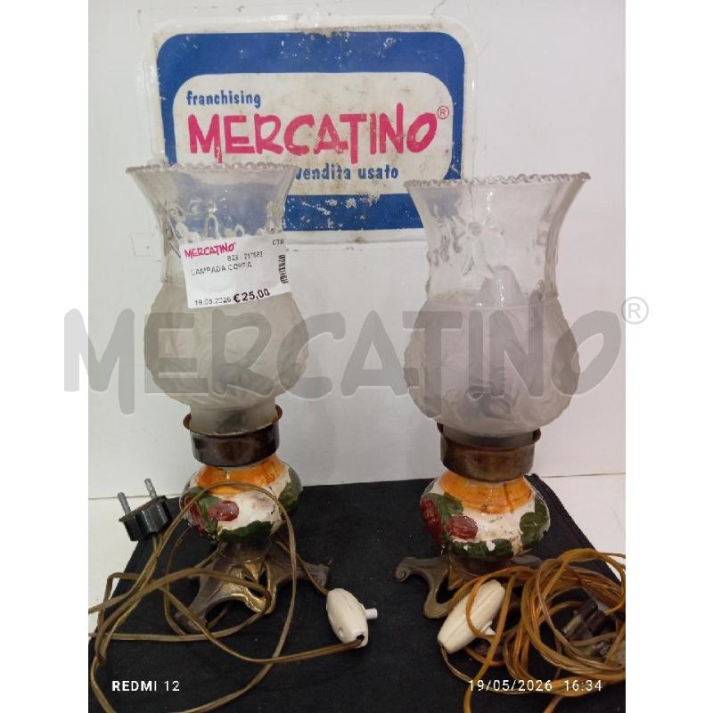 LAMPADA COPPIA | Mercatino dell'Usato Catania stazione centrale 1