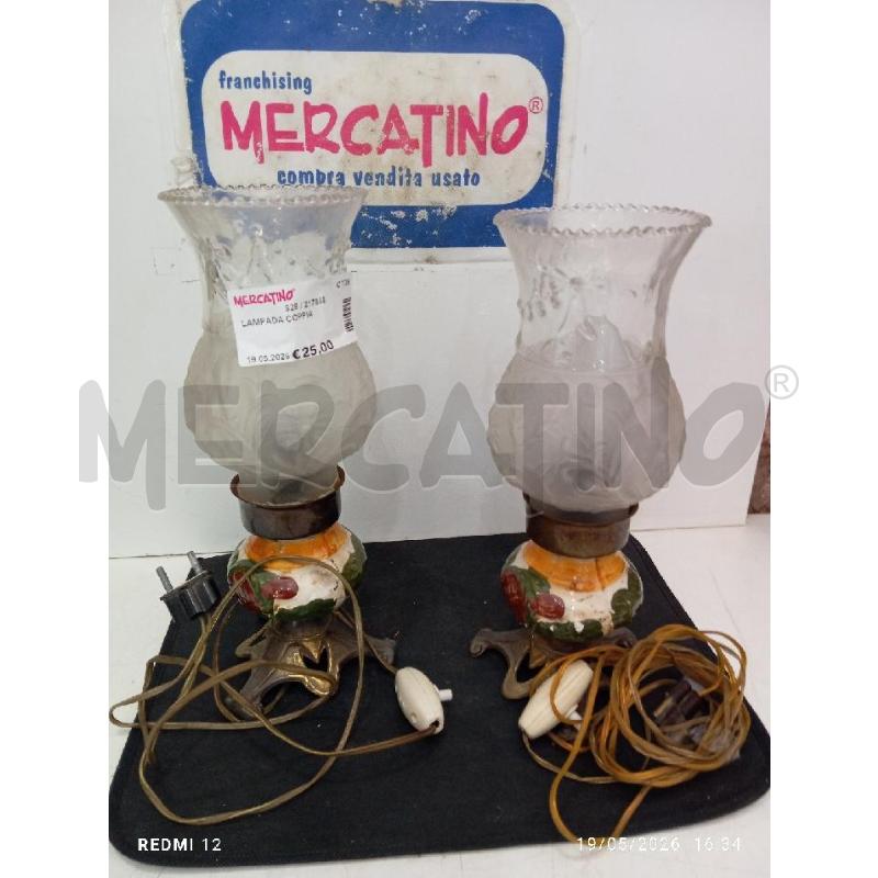 LAMPADA COPPIA | Mercatino dell'Usato Catania stazione centrale 2