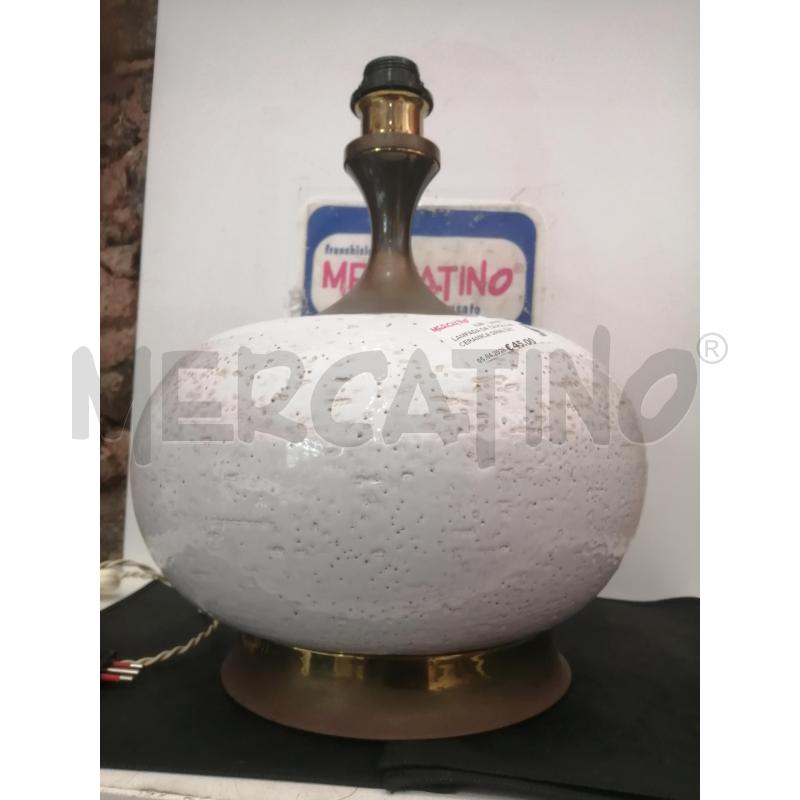 LAMPADA DA TAVOLO IN CERAMICA SMALTATA | Mercatino dell'Usato Catania stazione centrale 1