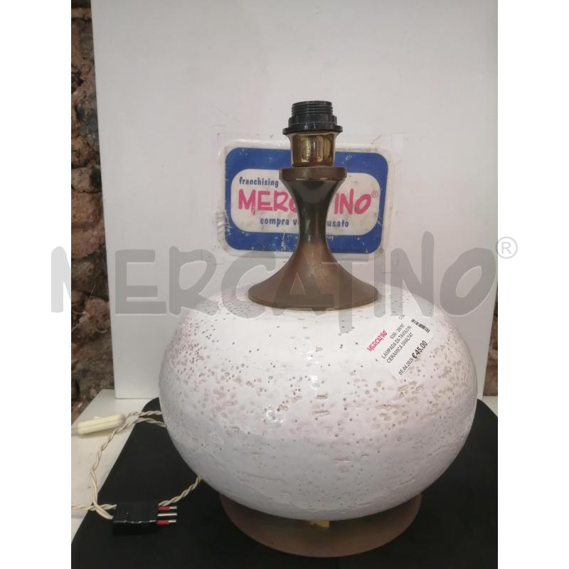 LAMPADA DA TAVOLO IN CERAMICA SMALTATA | Mercatino dell'Usato Catania stazione centrale 2