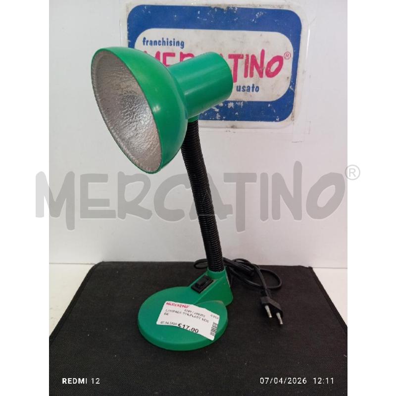 LAMPADA STILPLAST VERDE | Mercatino dell'Usato Catania stazione centrale 1