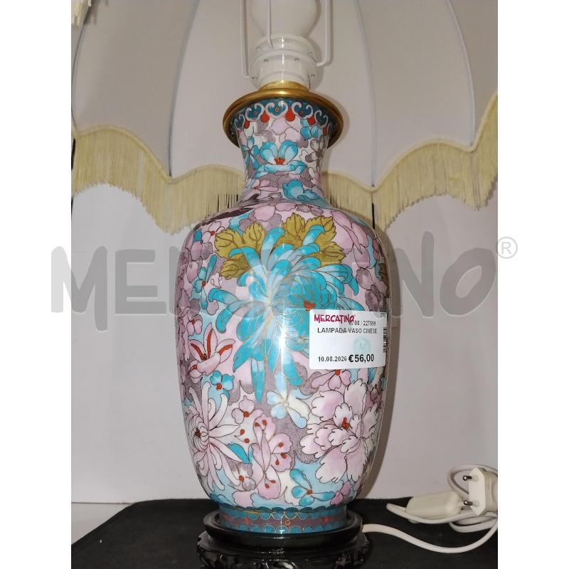 LAMPADA VASO CINESE | Mercatino dell'Usato Catania stazione centrale 3