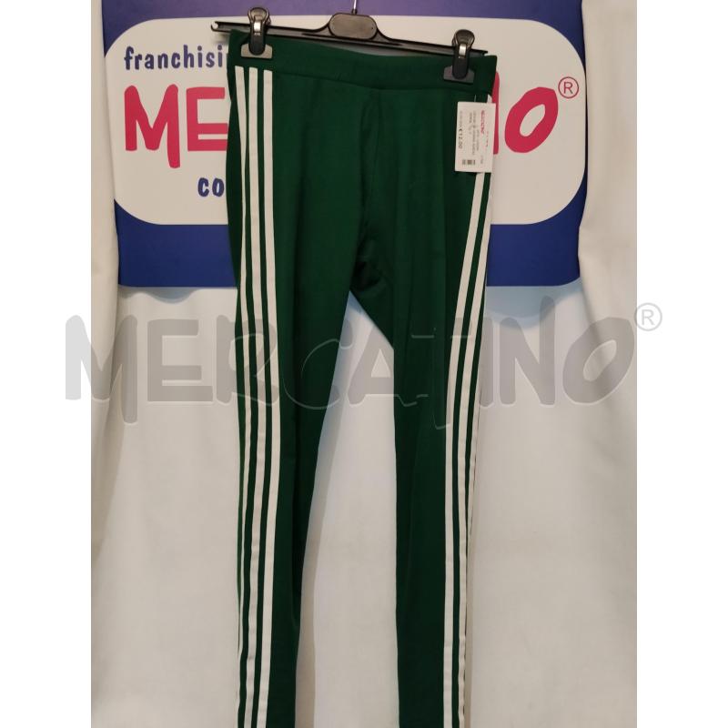 LEGGINGS DONNA ADIDAS VERDE | Mercatino dell'Usato Catania stazione centrale 1