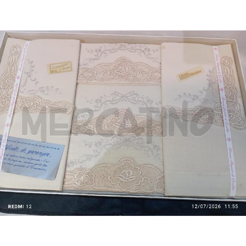 LENZUOLO MATRIMONIALE LINO | Mercatino dell'Usato Catania stazione centrale 1