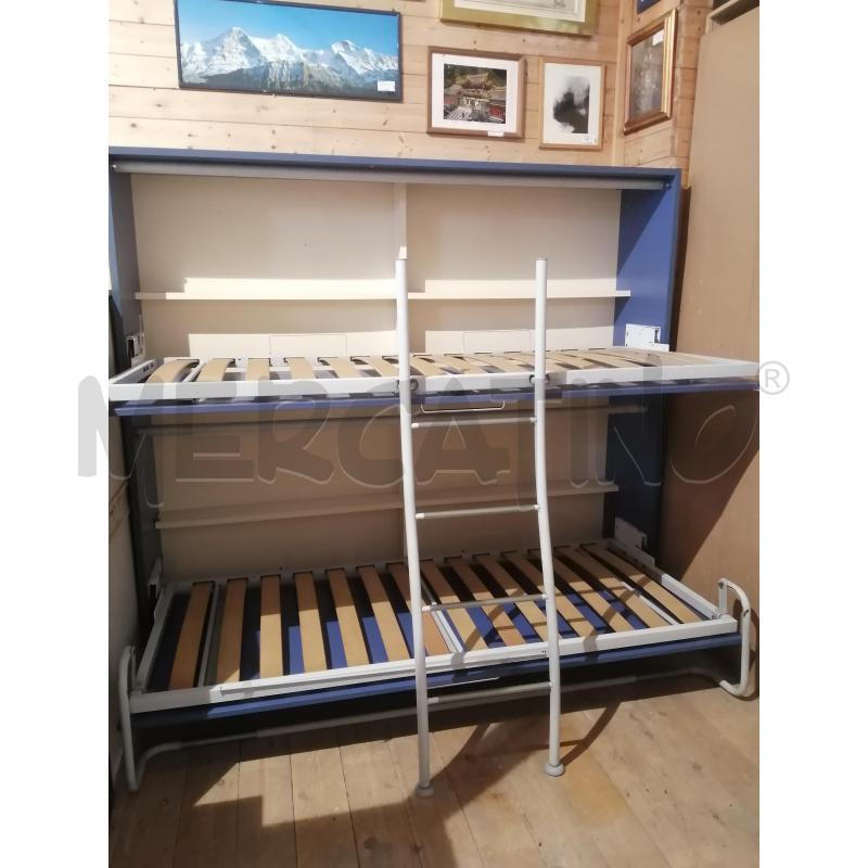 LETTO 2 VAGONI A SCOPARSA BLU | Mercatino dell'Usato Catania stazione centrale 1