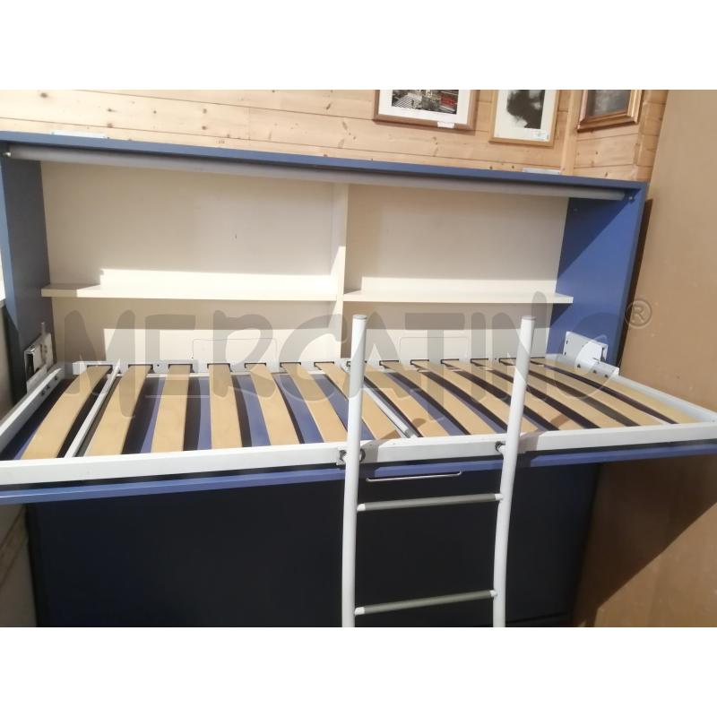 LETTO 2 VAGONI A SCOPARSA BLU | Mercatino dell'Usato Catania stazione centrale 2
