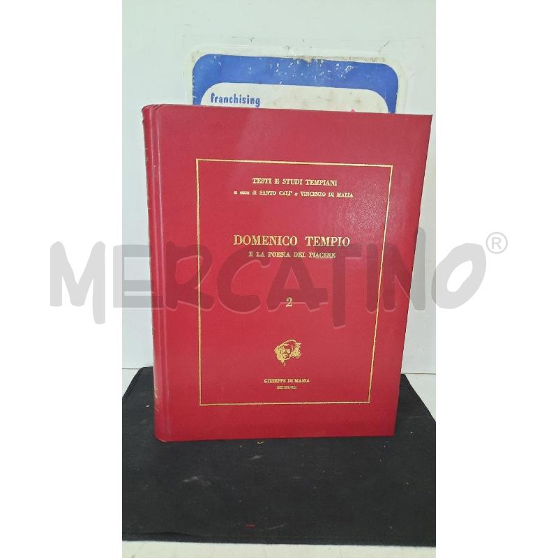 LIBRO DOMENICO TEMPIO | Mercatino dell'Usato Catania stazione centrale 1
