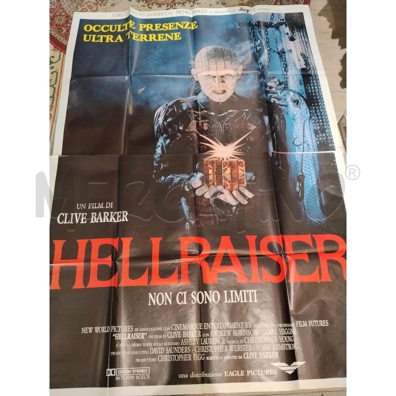 LOCANDINA HELL RISE GIGANTE | Mercatino dell'Usato Catania stazione centrale 2
