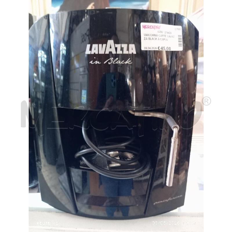 MACCHINA CAFFE' LAVAZZA BLACK A CAPSULE  | Mercatino dell'Usato Catania stazione centrale 3