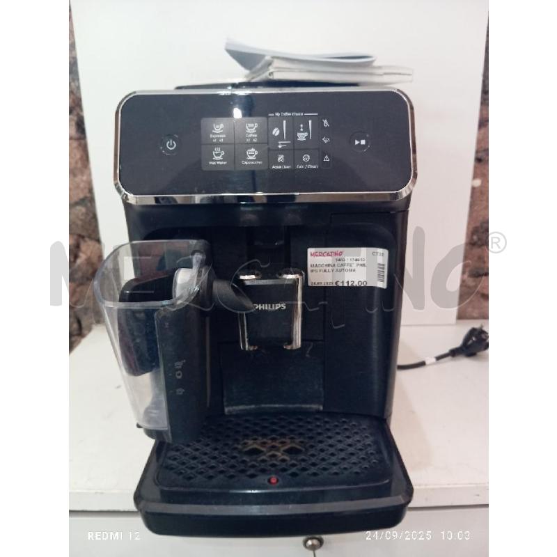 MACCHINA CAFFE'  PHILIPS FULLY AUTOMATIC | Mercatino dell'Usato Catania stazione centrale 1