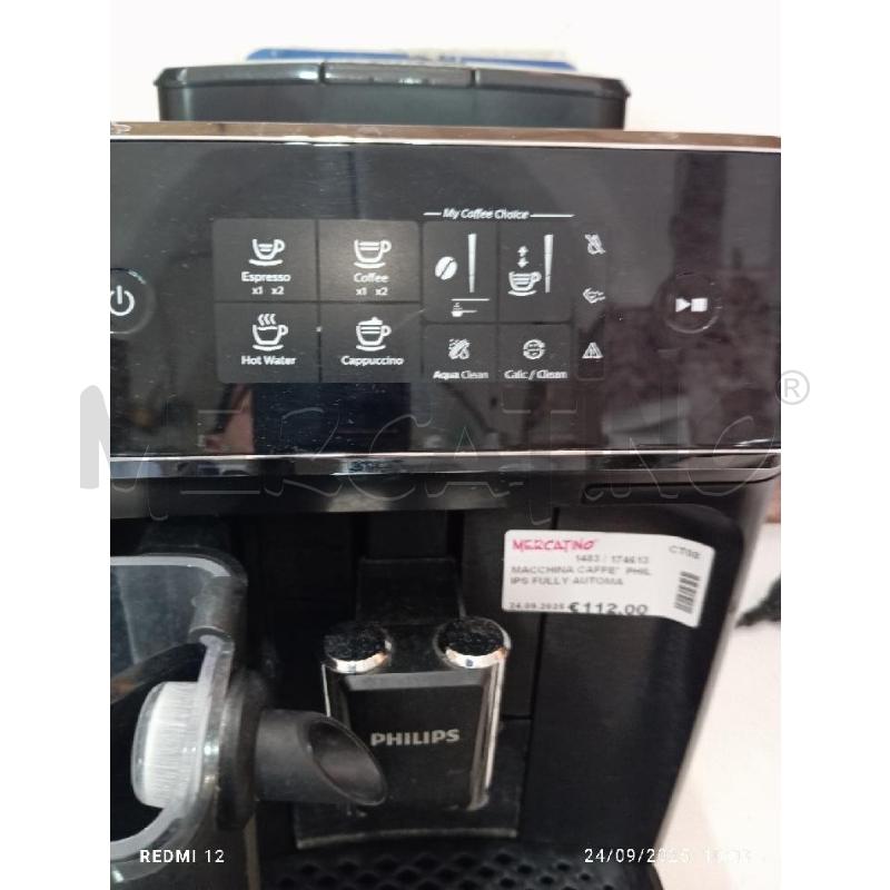 MACCHINA CAFFE'  PHILIPS FULLY AUTOMATIC | Mercatino dell'Usato Catania stazione centrale 2