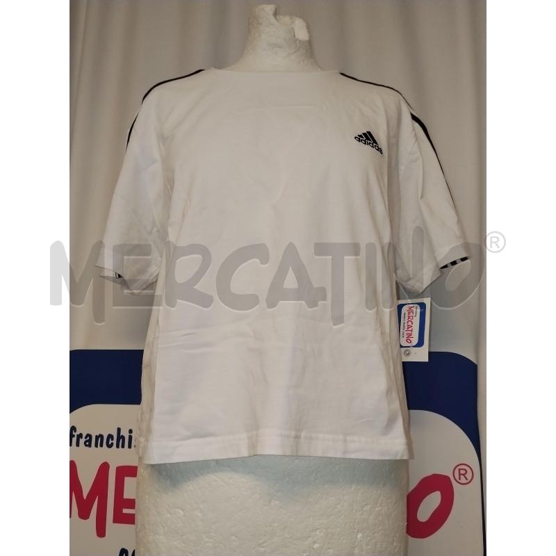 MAGLIA DONNA ADIDAS BIANCA | Mercatino dell'Usato Catania stazione centrale 1