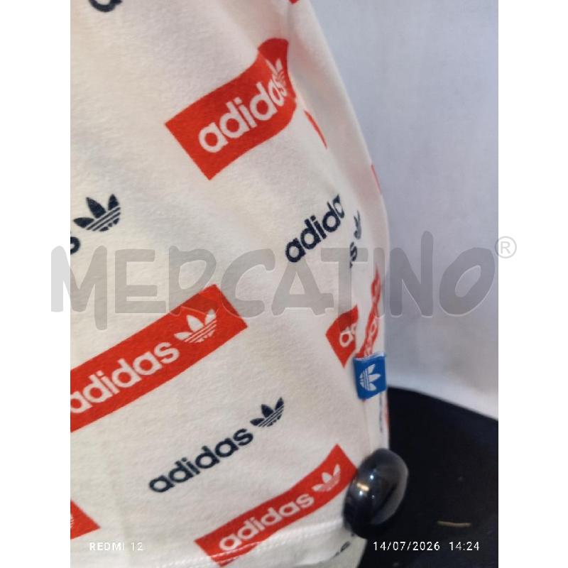 MAGLIA DONNA ADIDAS BIANCA LOGATA  | Mercatino dell'Usato Catania stazione centrale 3