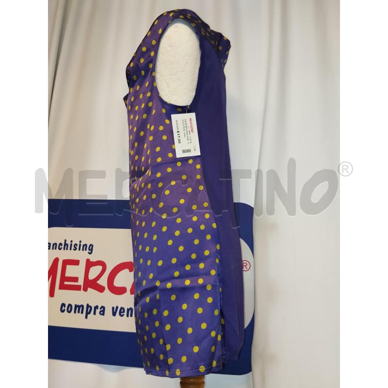 MAGLIA DONNA ANIS  VIOLA A POIS  GIALLO | Mercatino dell'Usato Catania stazione centrale 2