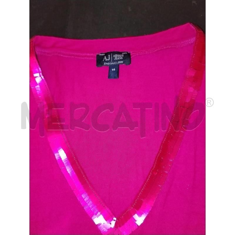 MAGLIA DONNA ARMANI JEANS FUCSIA | Mercatino dell'Usato Catania stazione centrale 4