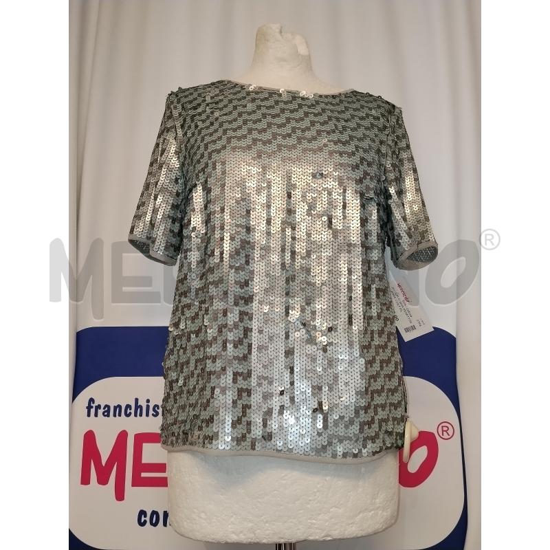 MAGLIA DONNA BENETTON  VERDE CON PAILLETTS  | Mercatino dell'Usato Catania stazione centrale 1