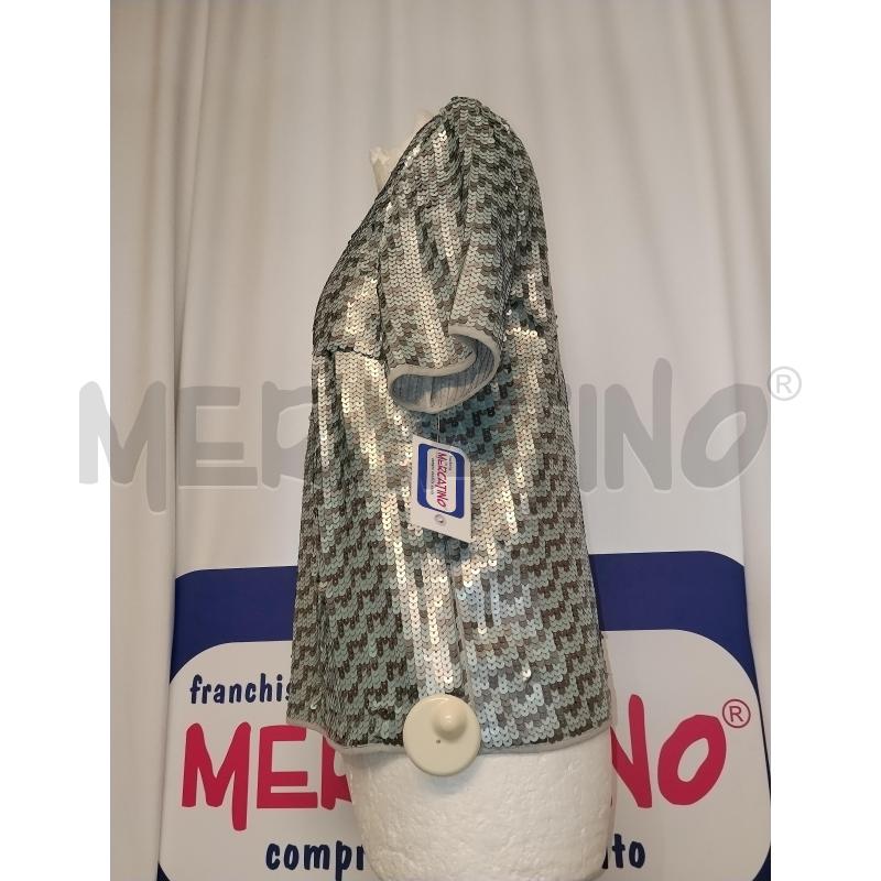 MAGLIA DONNA BENETTON  VERDE CON PAILLETTS  | Mercatino dell'Usato Catania stazione centrale 2
