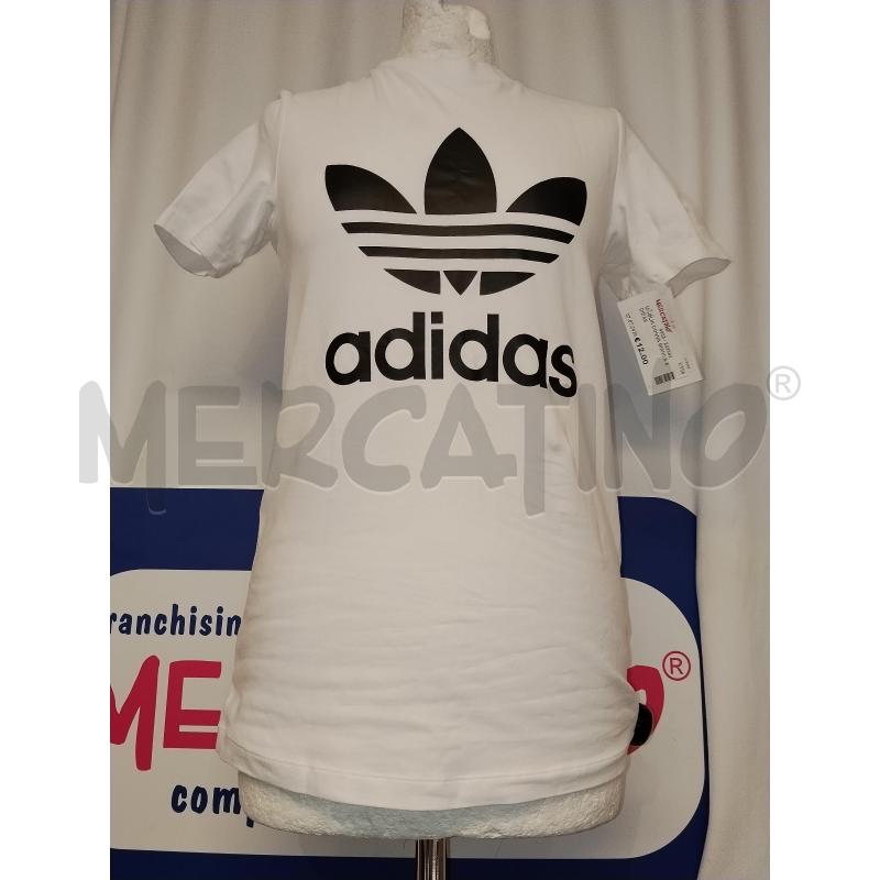 MAGLIA DONNA BIANCA ADIDAS  | Mercatino dell'Usato Catania stazione centrale 1