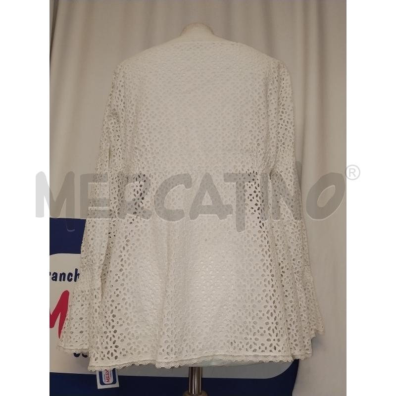 MAGLIA DONNA BIANCA LIST  TRAFORATA  | Mercatino dell'Usato Catania stazione centrale 3