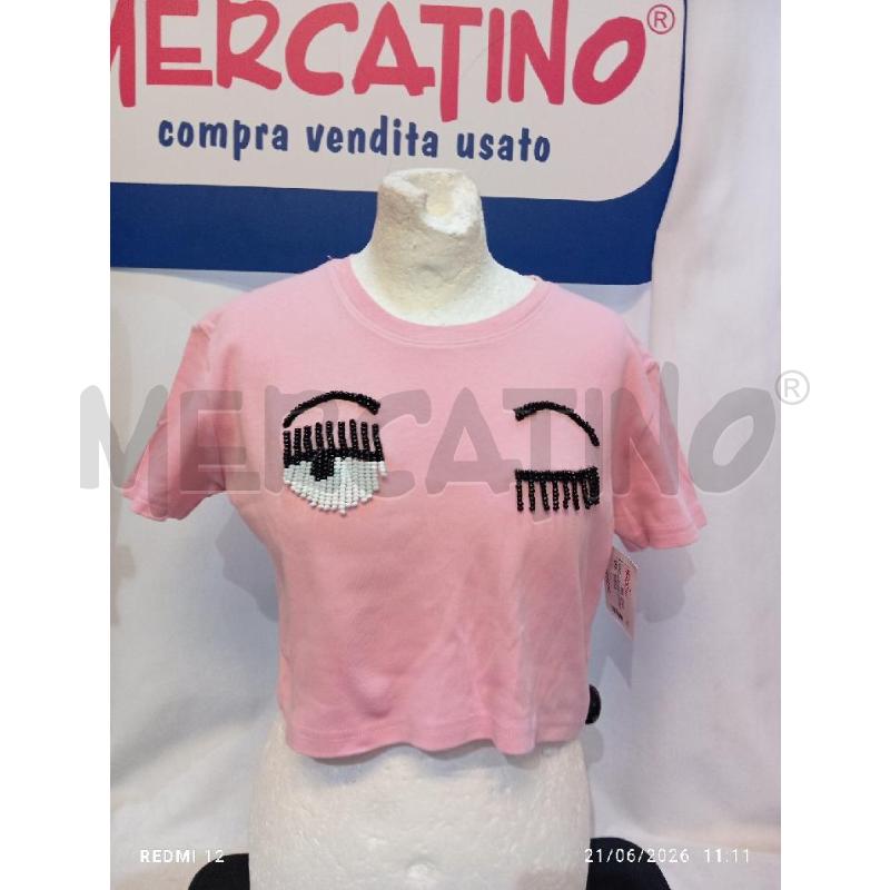 MAGLIA DONNA CHIARA FERRAGNI ROSA  | Mercatino dell'Usato Catania stazione centrale 1