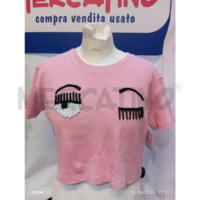 MAGLIA DONNA CHIARA FERRAGNI ROSA  | Mercatino dell'Usato Catania stazione centrale 3