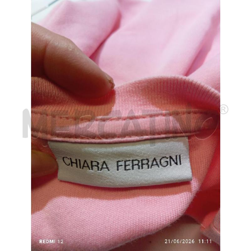 MAGLIA DONNA CHIARA FERRAGNI ROSA  | Mercatino dell'Usato Catania stazione centrale 4