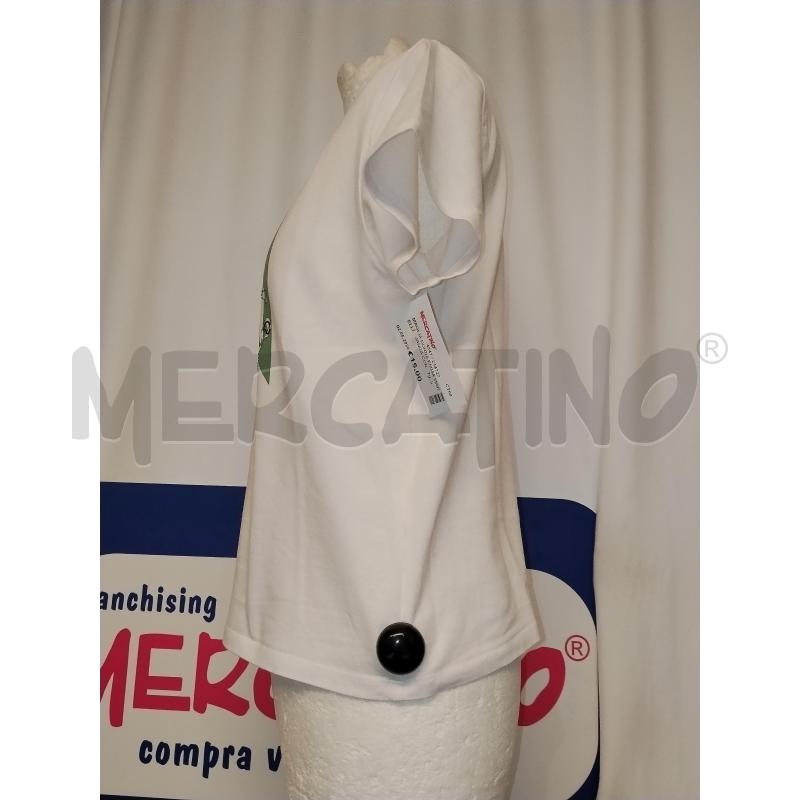 MAGLIA DONNA EMMA MARELLA BIANCA CON STAMPA FIORE | Mercatino dell'Usato Catania stazione centrale 2