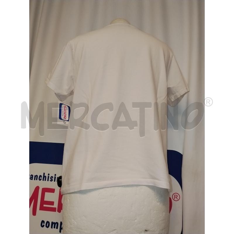 MAGLIA DONNA EMMA MARELLA BIANCA CON STAMPA FIORE | Mercatino dell'Usato Catania stazione centrale 3