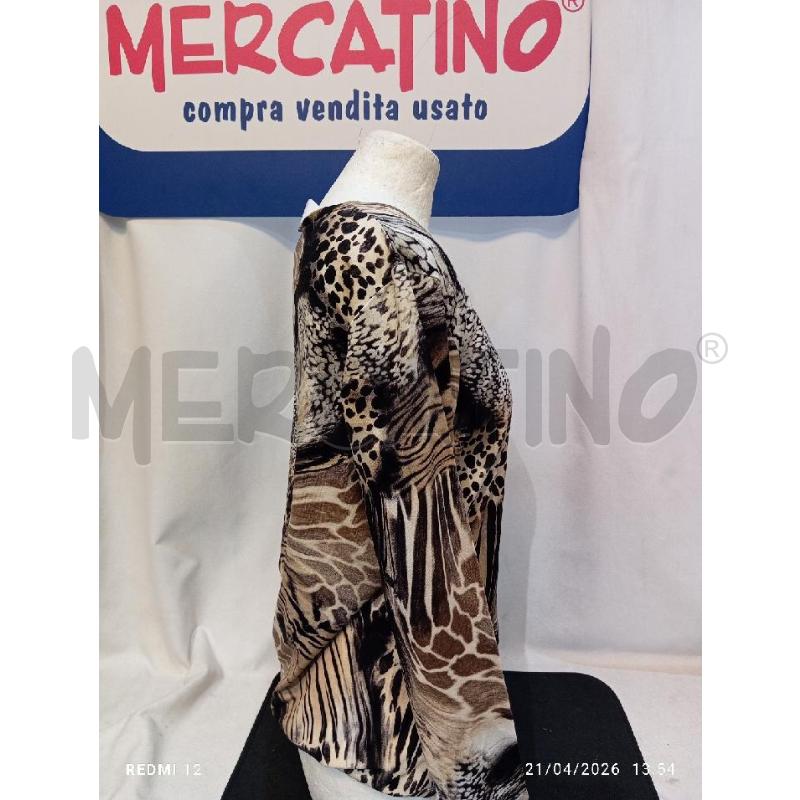 MAGLIA DONNA ENNIO RICCI BEIGE  MACULATA  | Mercatino dell'Usato Catania stazione centrale 2