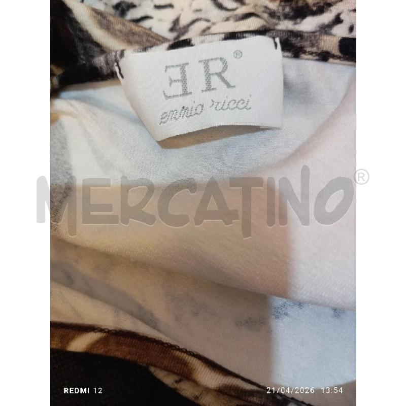 MAGLIA DONNA ENNIO RICCI BEIGE  MACULATA  | Mercatino dell'Usato Catania stazione centrale 3