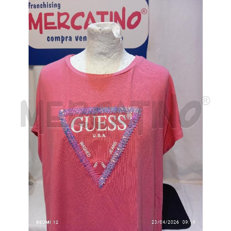 MAGLIA DONNA GUESS ROSA  | Mercatino dell'Usato Catania stazione centrale 3