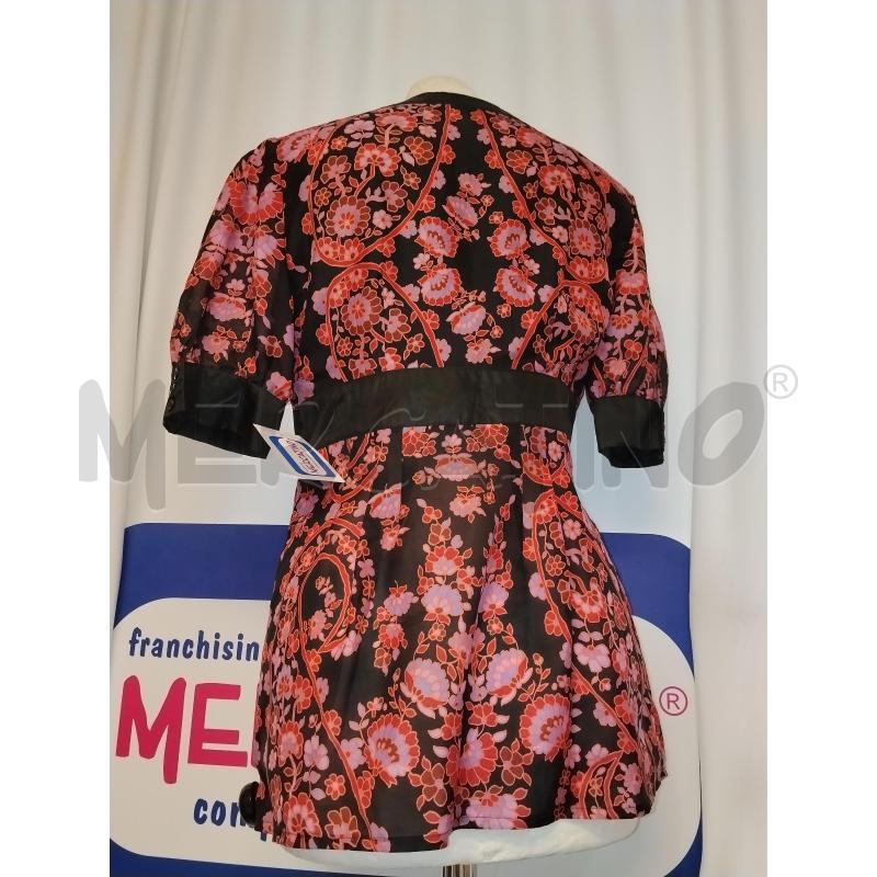 MAGLIA DONNA INTREND  NERO A FIORI  | Mercatino dell'Usato Catania stazione centrale 2