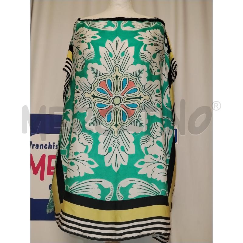 MAGLIA DONNA KRIZIA  JEANS VERDE A FANTASIA  | Mercatino dell'Usato Catania stazione centrale 1