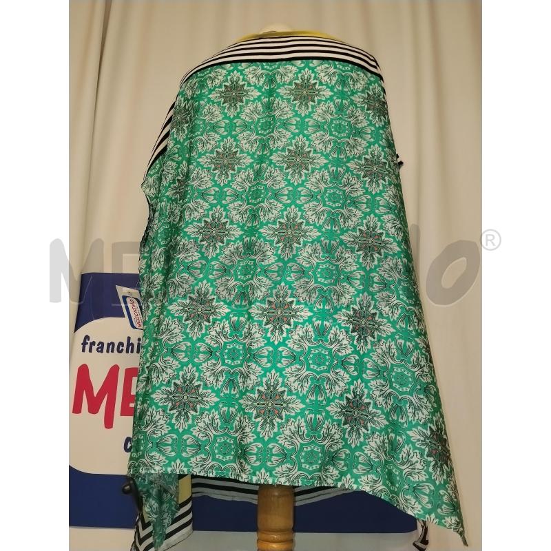 MAGLIA DONNA KRIZIA  JEANS VERDE A FANTASIA  | Mercatino dell'Usato Catania stazione centrale 3