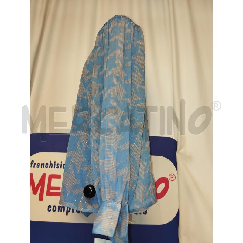 MAGLIA DONNA LE SARTE DEL SOLE AZZURRA A FANTASIA  | Mercatino dell'Usato Catania stazione centrale 2