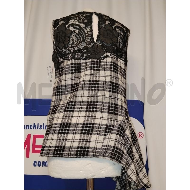 MAGLIA DONNA LIU.JO NERA A QUADRI  | Mercatino dell'Usato Catania stazione centrale 3