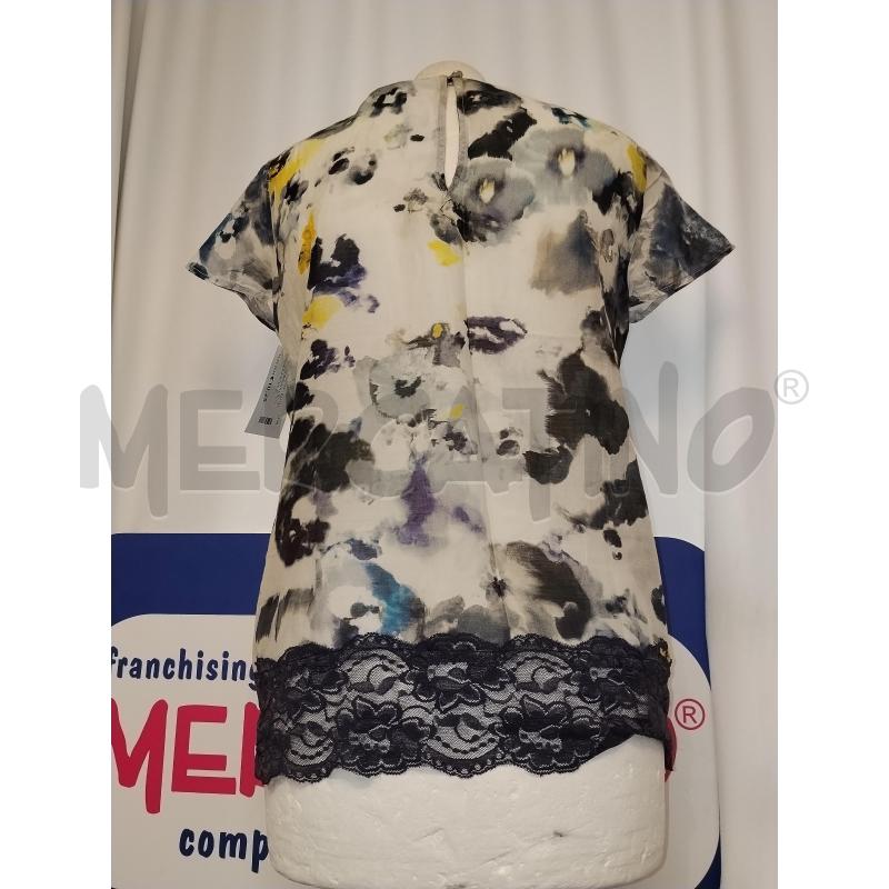 MAGLIA DONNA LIU.JO  GRIGIA A FIORI A FANTASIA  | Mercatino dell'Usato Catania stazione centrale 3