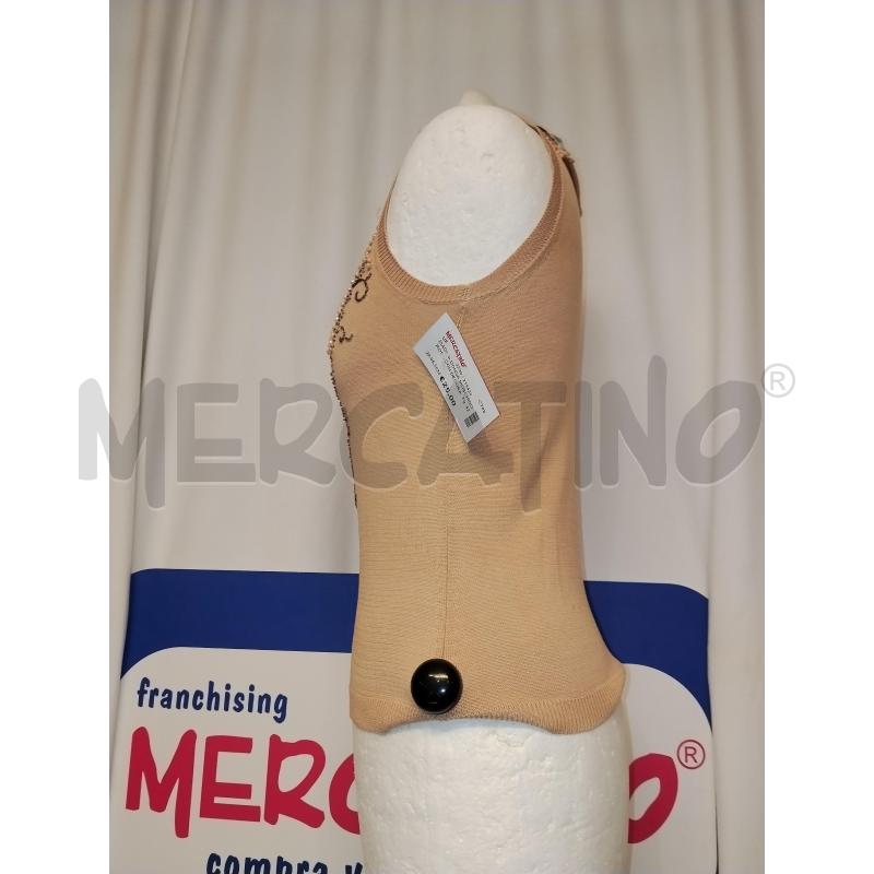 MAGLIA DONNA MOSCHINO ROSA CON DECORAZIONI PERLINE | Mercatino dell'Usato Catania stazione centrale 2