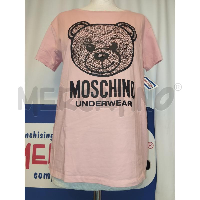 MAGLIA DONNA MOSCHINO ROSA CON ORSETTO  | Mercatino dell'Usato Catania stazione centrale 1
