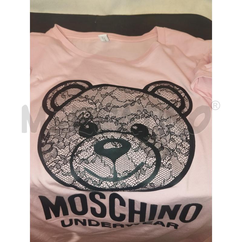 MAGLIA DONNA MOSCHINO ROSA CON ORSETTO  | Mercatino dell'Usato Catania stazione centrale 5