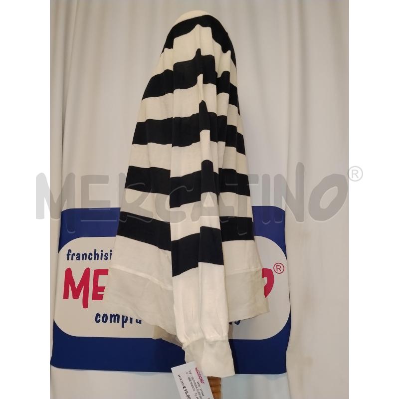 MAGLIA DONNA SCERVINO A RIGHE BIANCA E BLU | Mercatino dell'Usato Catania stazione centrale 2
