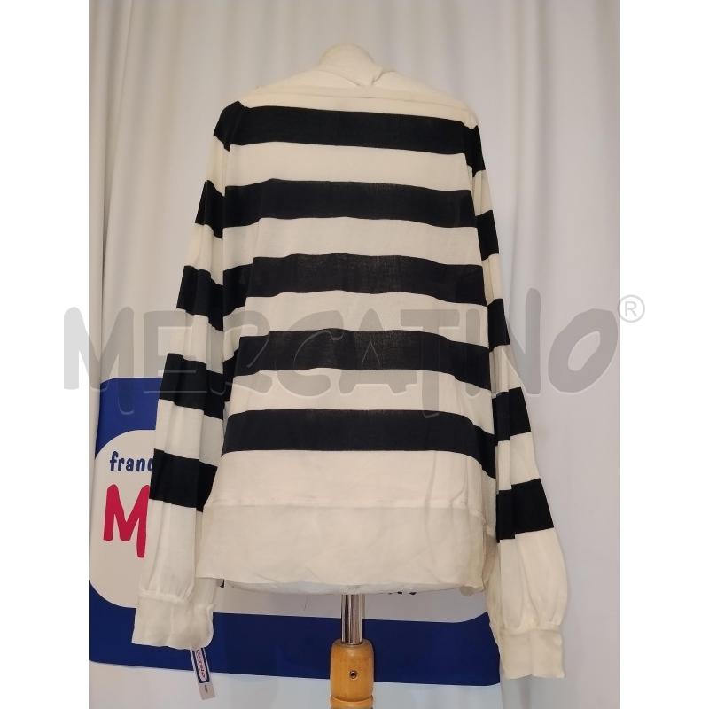 MAGLIA DONNA SCERVINO A RIGHE BIANCA E BLU | Mercatino dell'Usato Catania stazione centrale 3