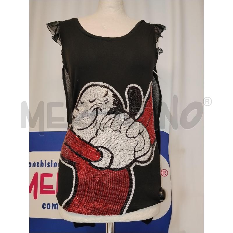 MAGLIA DONNA STAR STUDIO NERA CON STRASS OLIVIA | Mercatino dell'Usato Catania stazione centrale 1