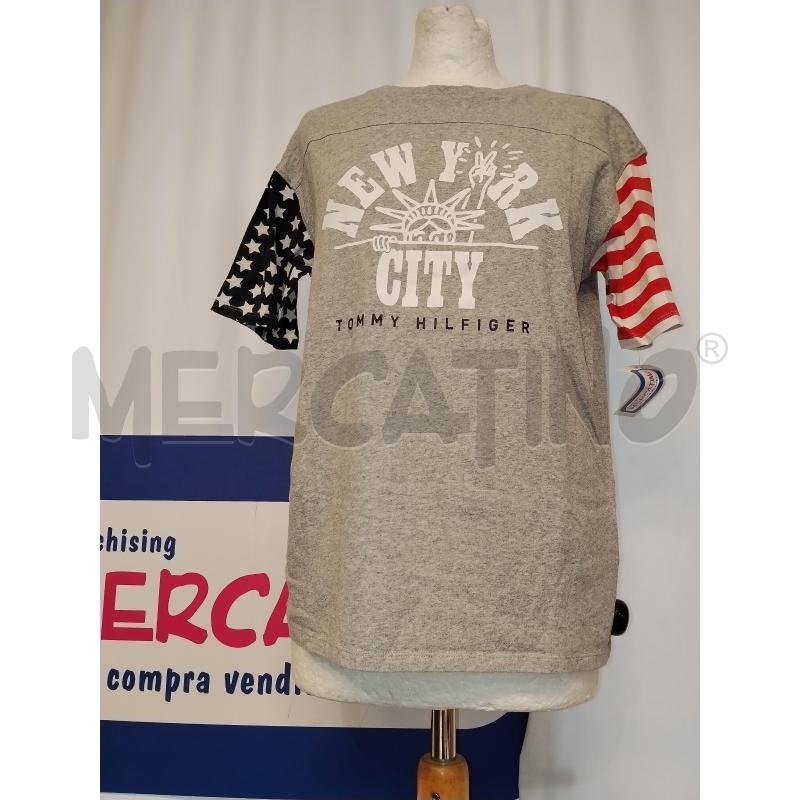 MAGLIA DONNA TOMMY HILFIGER  GRIGIA  | Mercatino dell'Usato Catania stazione centrale 1