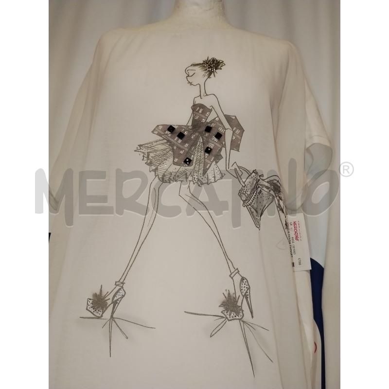 MAGLIA DONNA TWINSET BIANCA  | Mercatino dell'Usato Catania stazione centrale 4